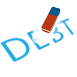 an eraser wiping away debt consolidation icon