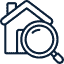 Professional icon representing bc residential real estate house.